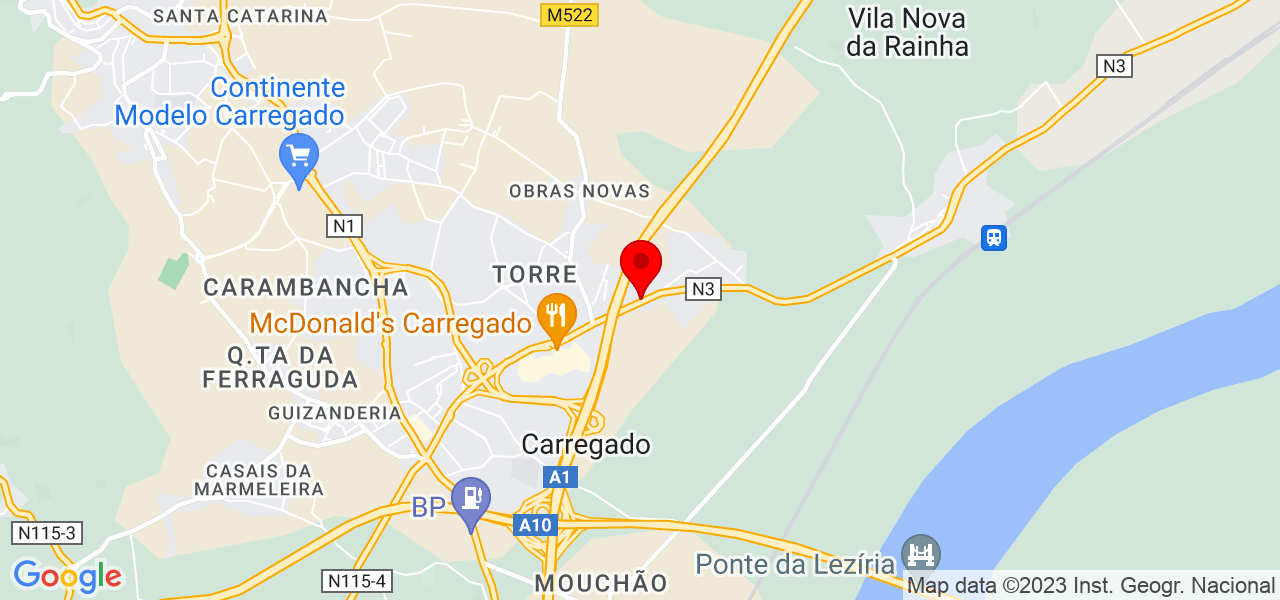 Jo&atilde;o Neto - Lisboa - Alenquer - Mapa