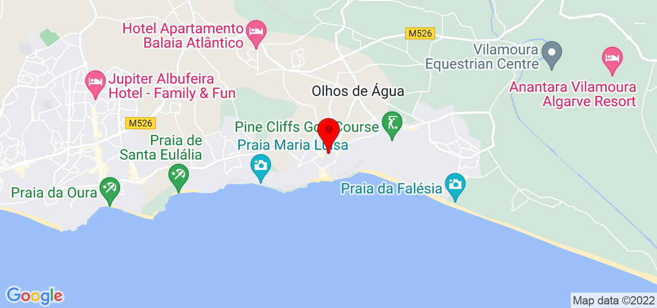 Mariana Vasconcelos Nogueira - Faro - Albufeira - Mapa