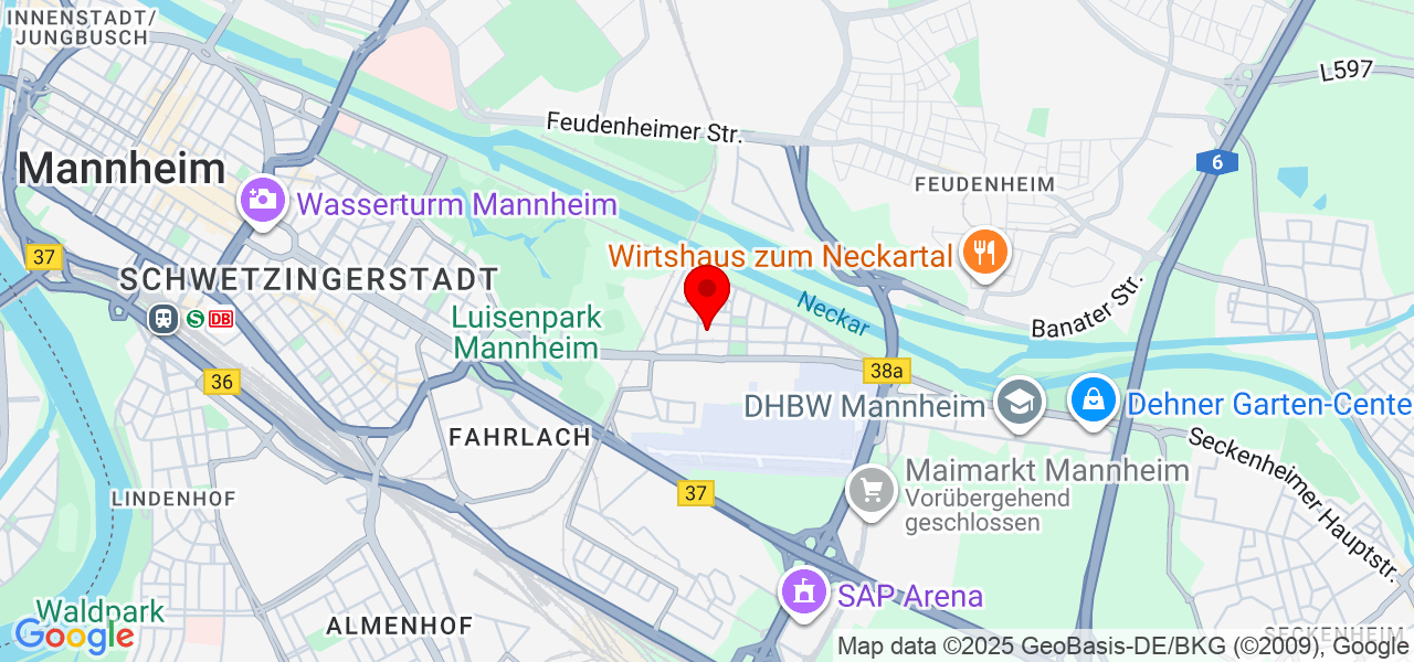 Inna Vlasiuk - Baden-Württemberg - Mannheim - Carte