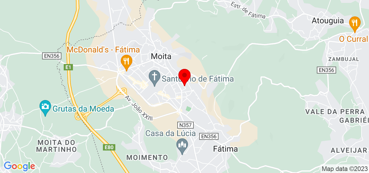 In&ecirc;s Freire - Santarém - Ourém - Mapa