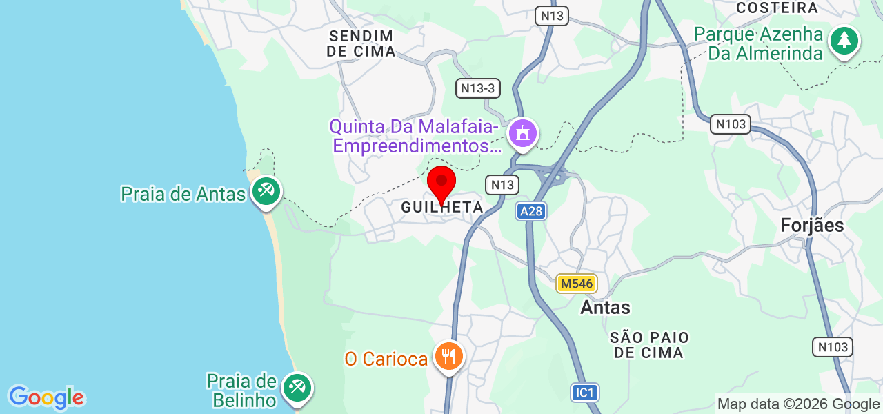 Ana - Braga - Esposende - Karte