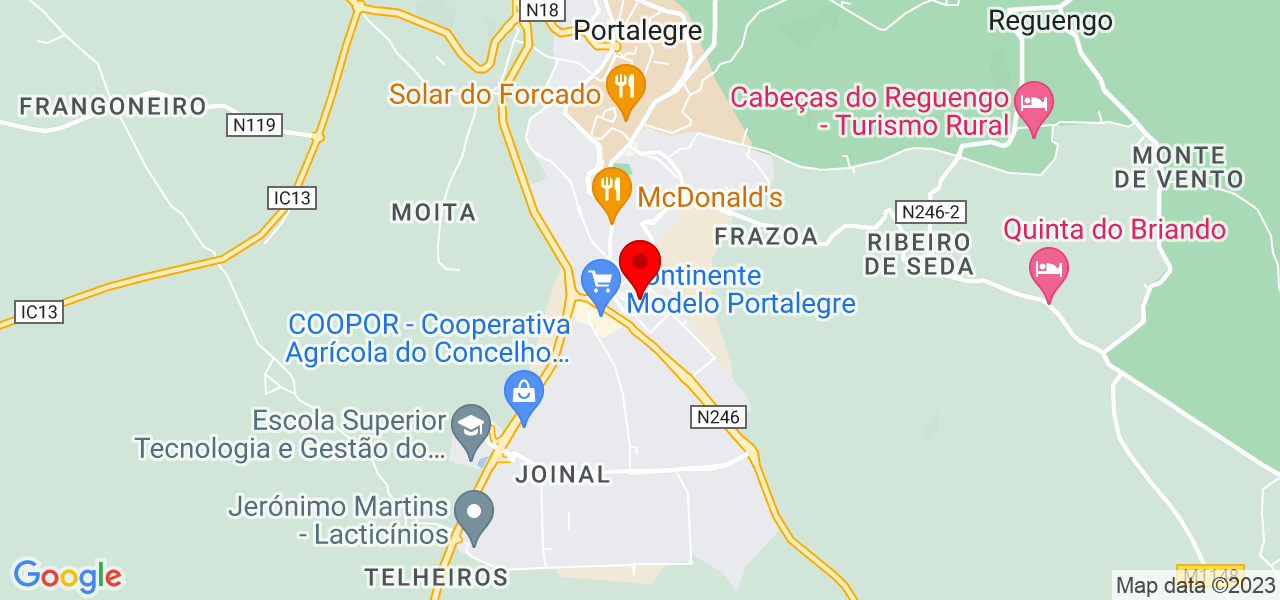 Jo&atilde;o Pires - Portalegre - Portalegre - Mapa