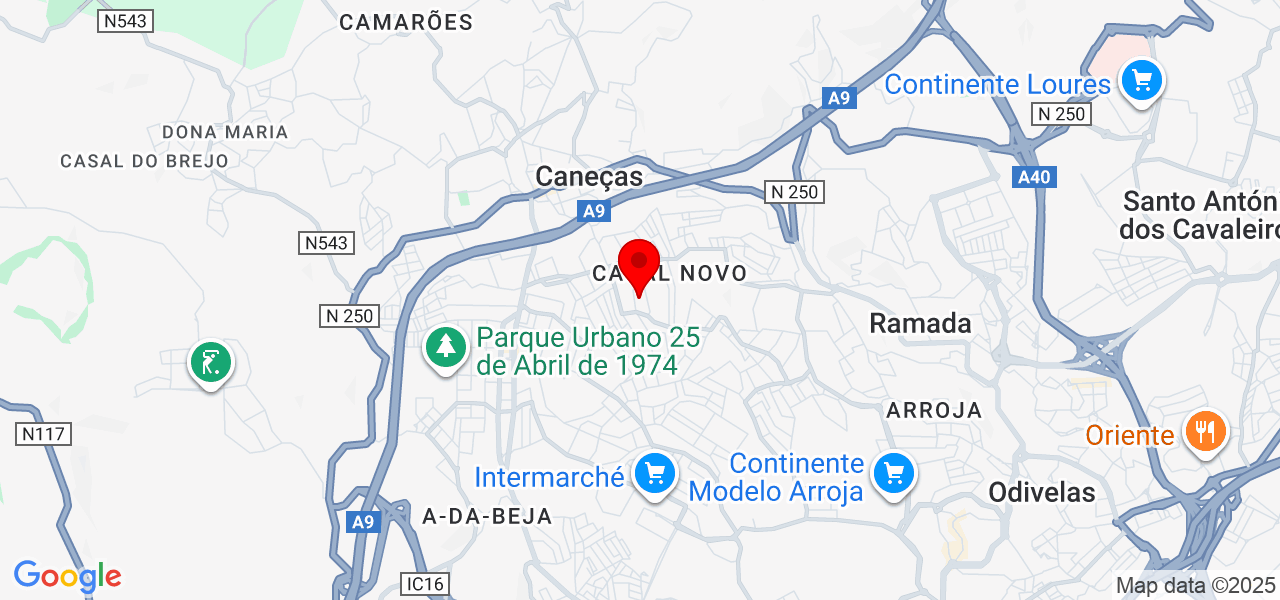 João Morais - Lisboa - Odivelas - Mapa