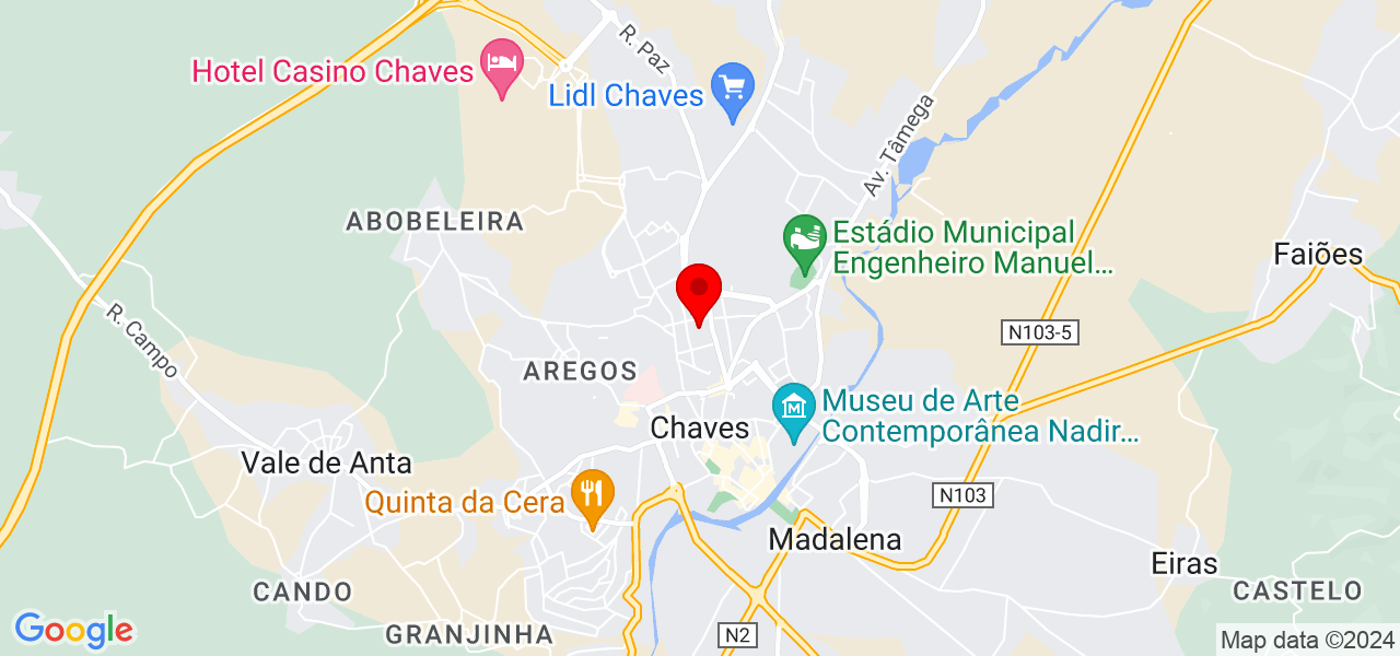 Davide - Vila Real - Chaves - Map