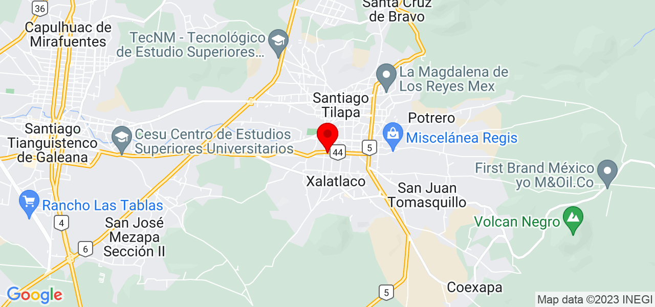 Renobasiones Coroy - México - Xalatlaco - Mapa