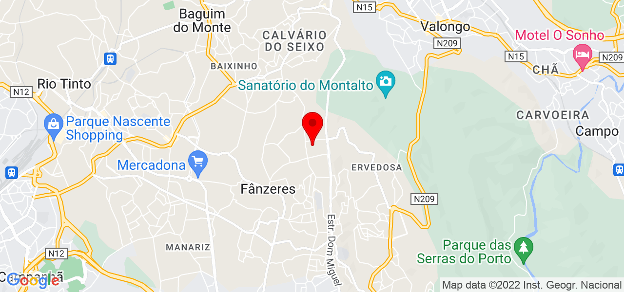 HEFESTO - Porto - Gondomar - Mapa
