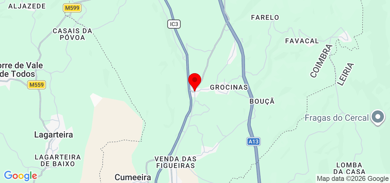 Laro - Property Watch & Care - Coimbra - Penela - Carte