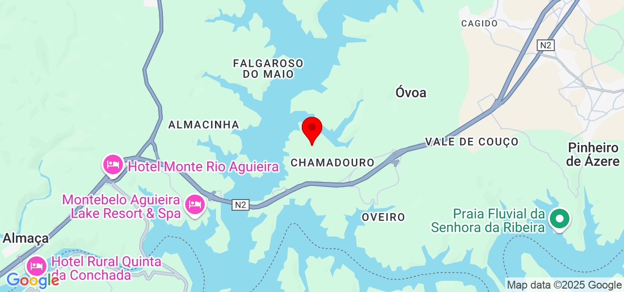 Dão Clima - Viseu - Santa Comba Dão - Mapa