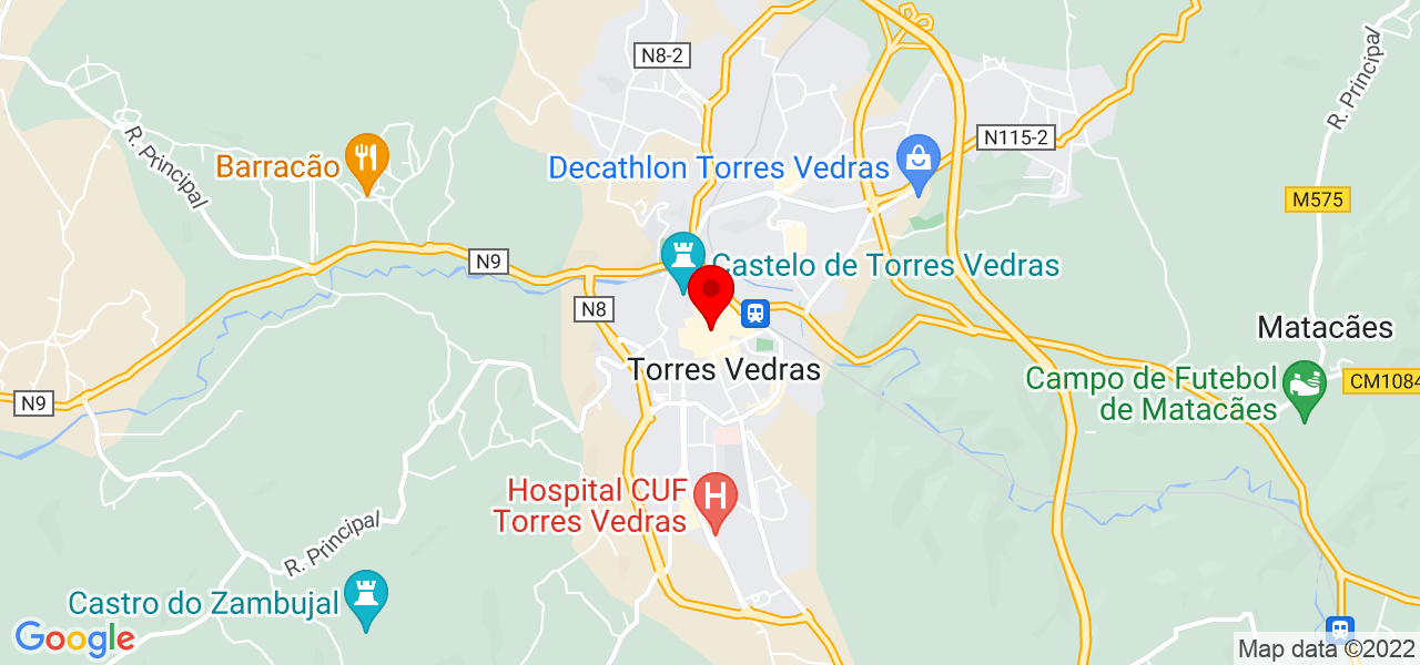 Sonia - Lisboa - Torres Vedras - Mapa