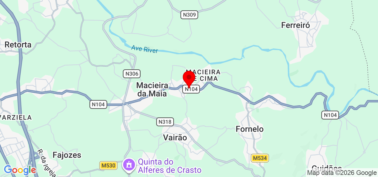 Augusto - Porto - Vila do Conde - Map