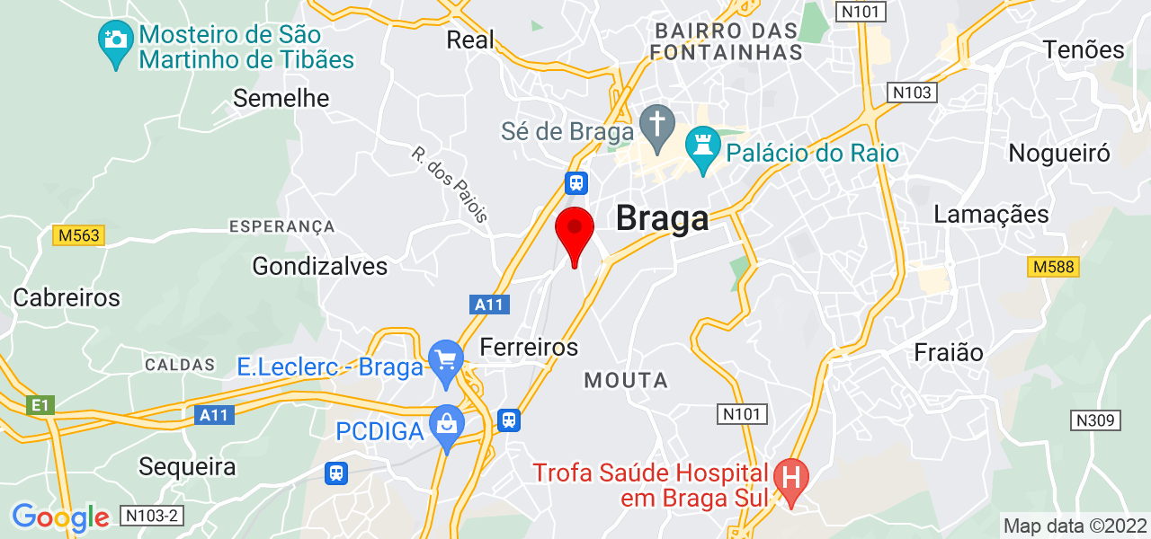 Cristiana Magro - Braga - Braga - Mapa