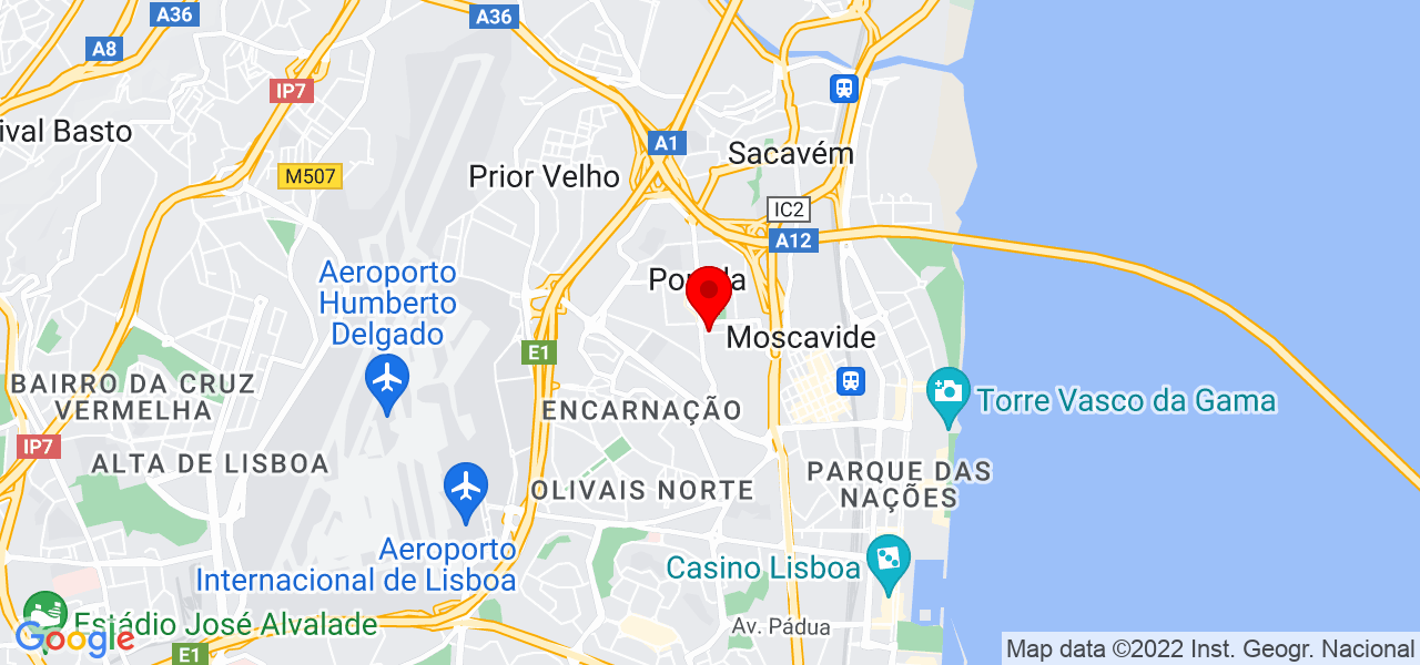 Anderson - Lisboa - Loures - Mapa