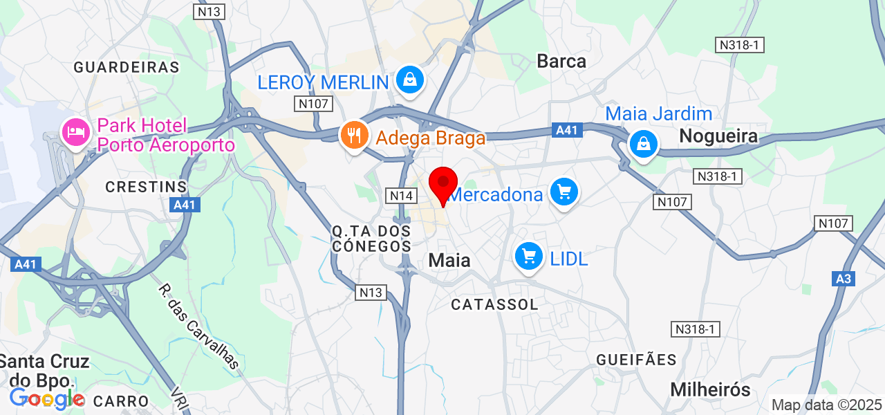 Luís Navarro - Porto - Maia - Map