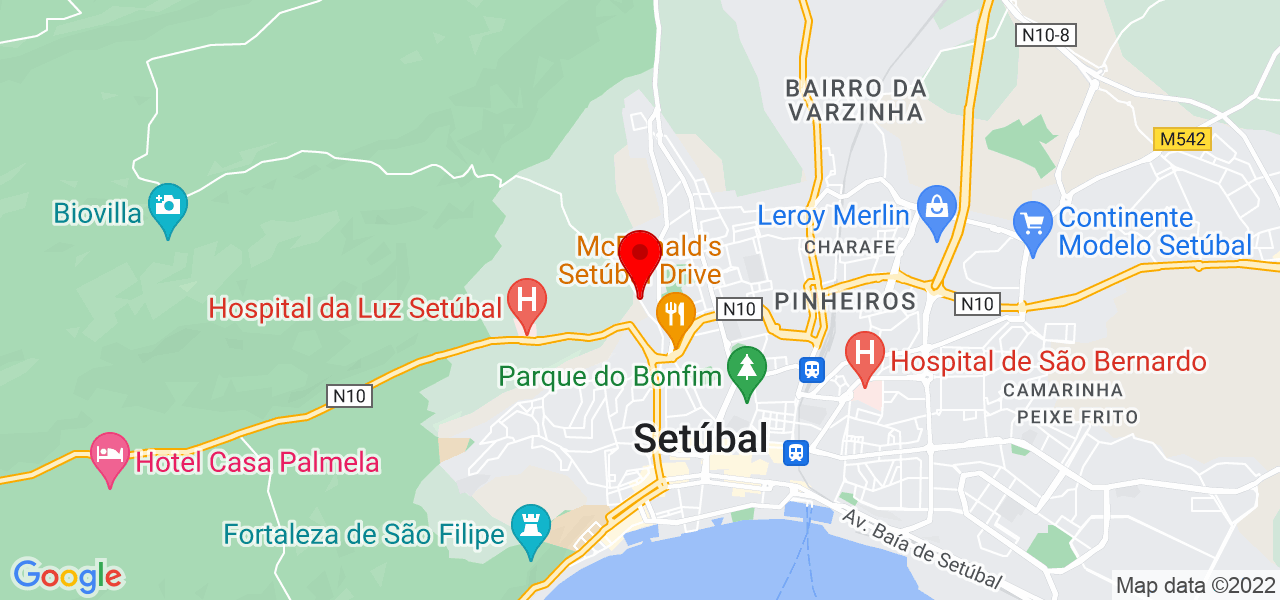 Lady Paola García Bejarano - Setúbal - Setúbal - Mapa