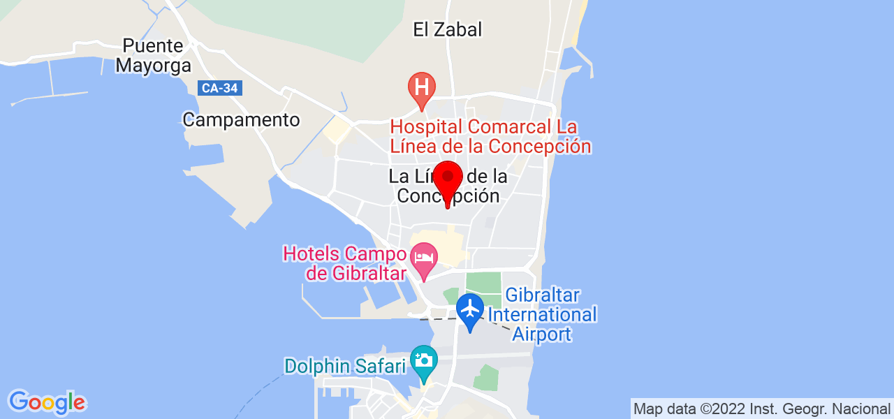 Eva - Andalucía - La Línea de la Concepción - Mapa