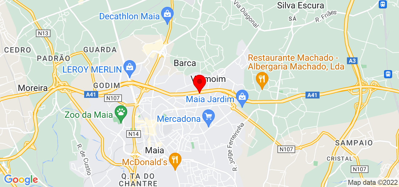 Luisa Monteiro - Porto - Maia - Map