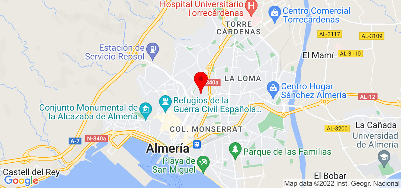 David Miller Estudio Gr&aacute;fico - Andalucía - Almería - Mapa