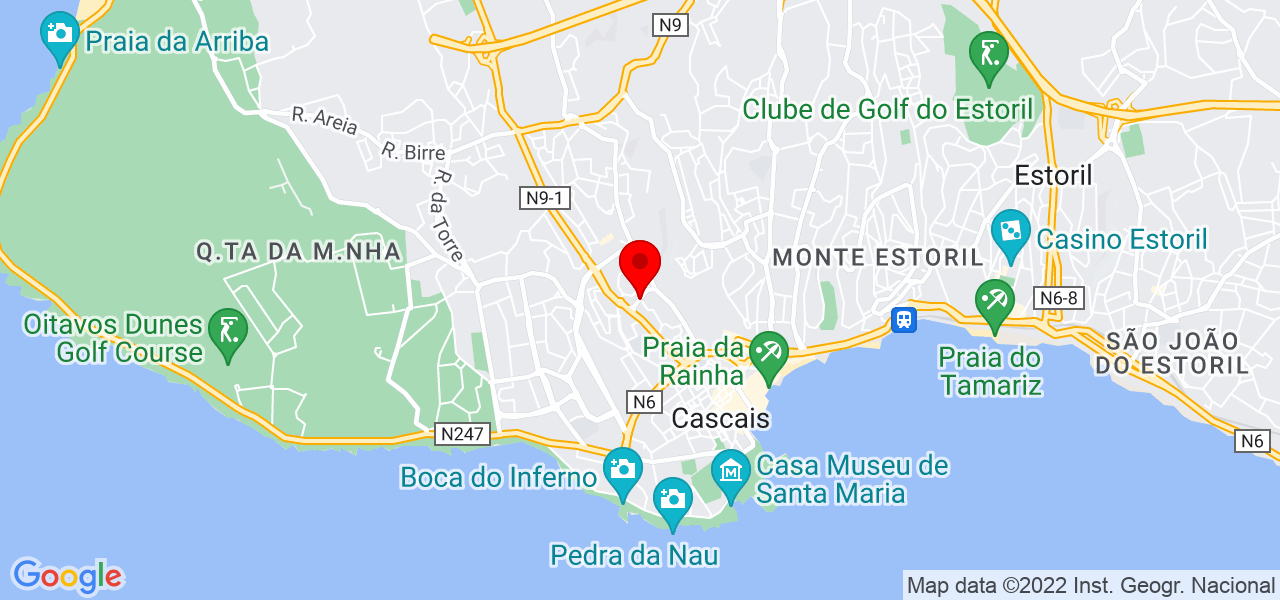Carlota Jardim - Lisboa - Cascais - Mapa