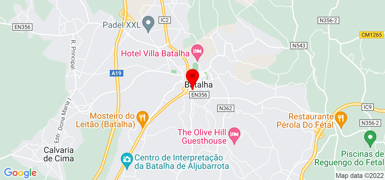 Diana Ferreira - Leiria - Batalha - Mapa