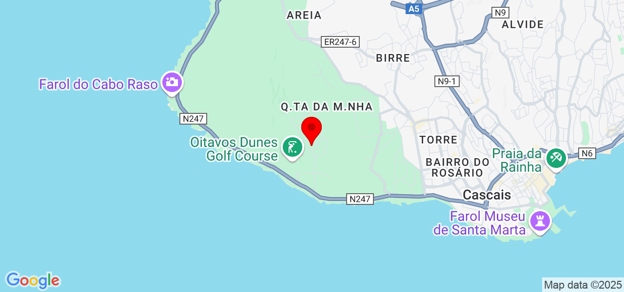 Kateryna - Lisboa - Cascais - Map