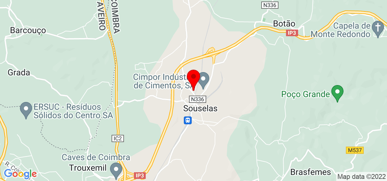 C&eacute;sar - Coimbra - Coimbra - Mapa