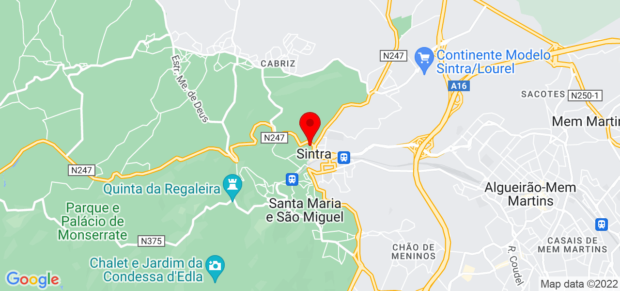 Sophia Rosa - Lisboa - Sintra - Mapa