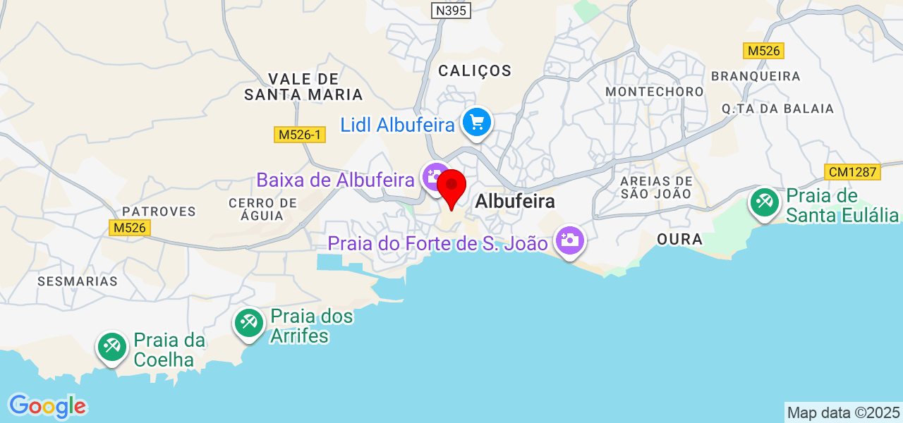 Cleto Entregas Express - Faro - Albufeira - Mapa