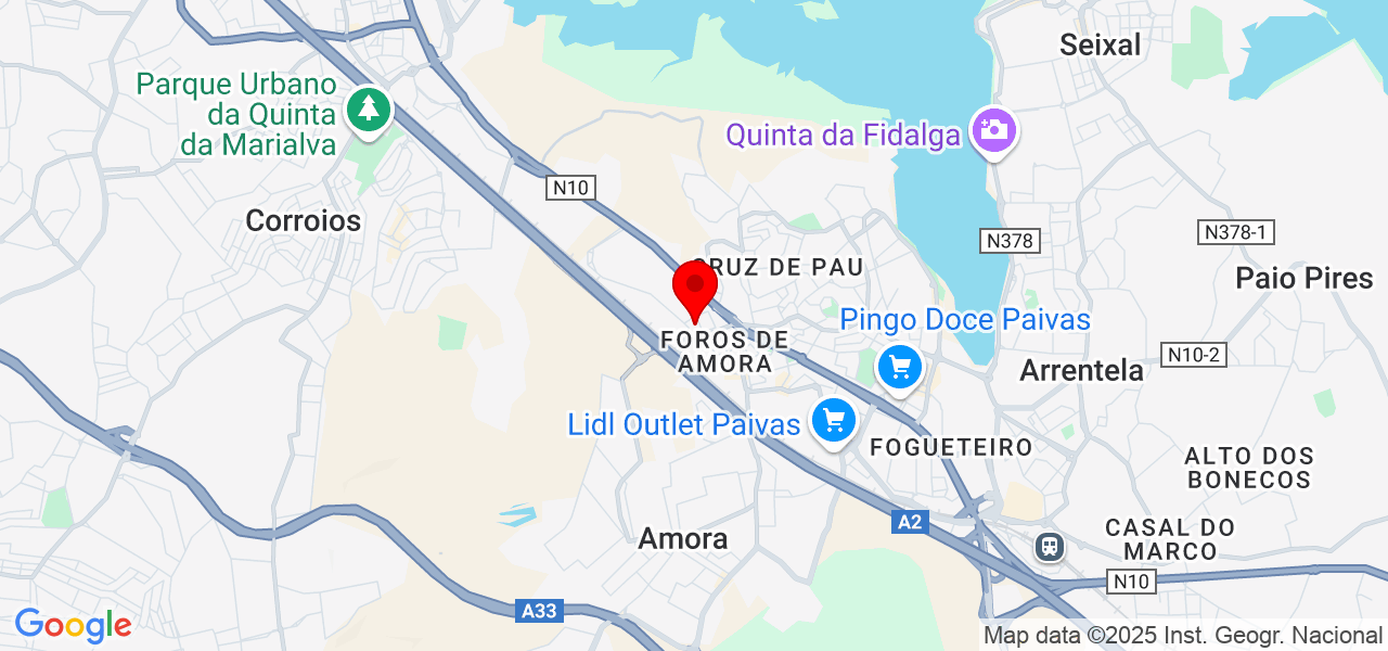 Explicador de Inglês - Setúbal - Seixal - Mapa