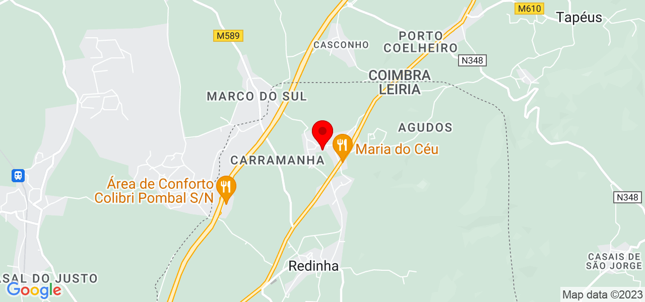 Luis Santos - Leiria - Pombal - Mapa