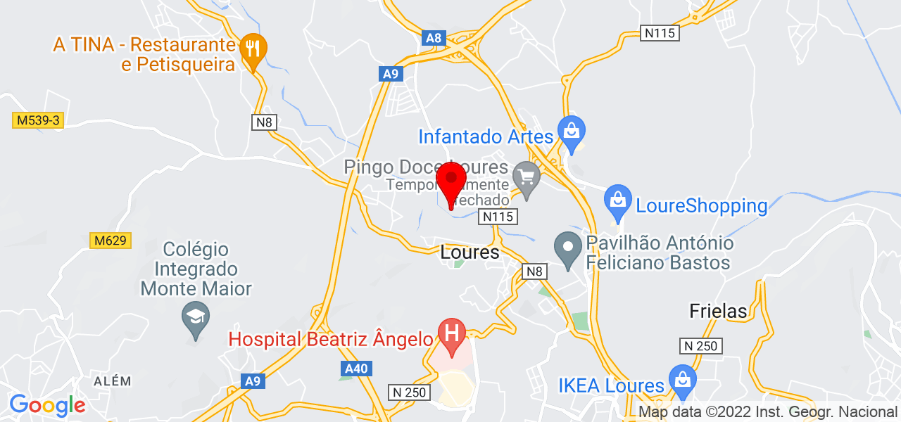 De Morais - Lisboa - Loures - Mapa