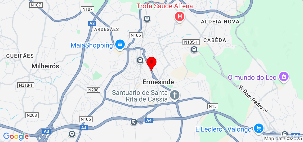 Weverton - Porto - Valongo - Mapa