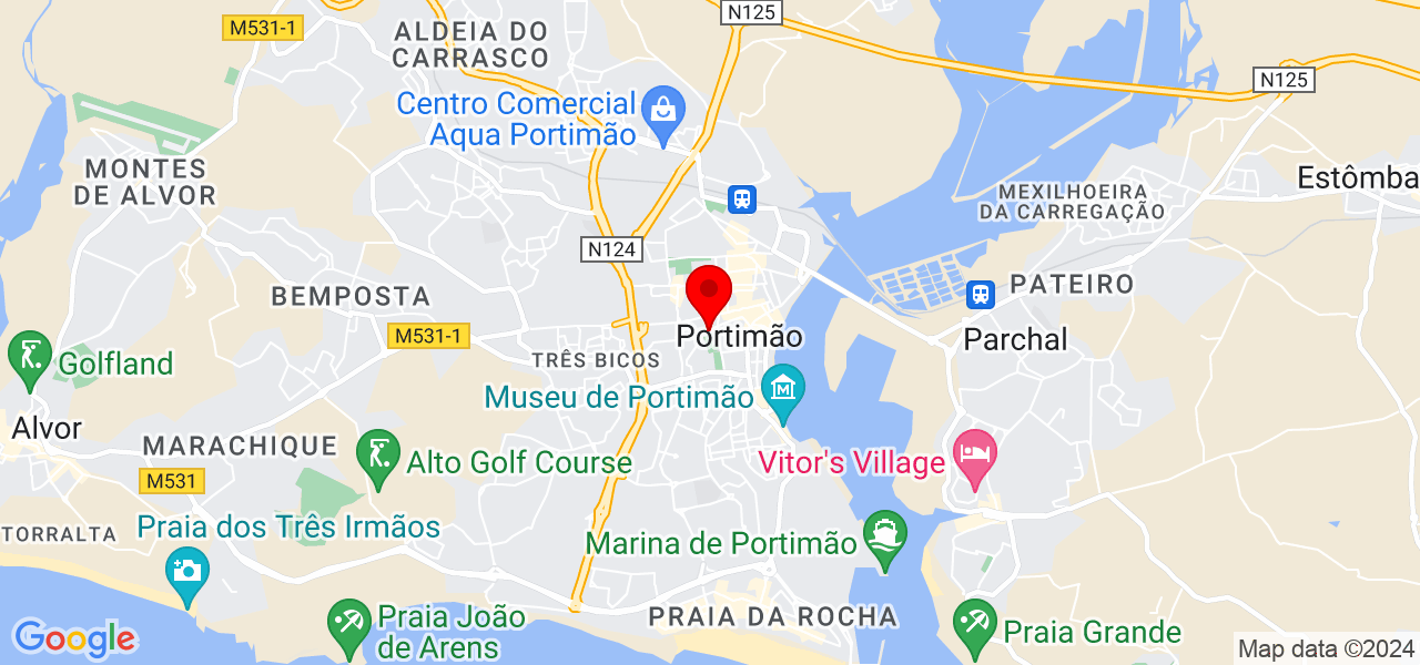 Rita Amorim - Faro - Portimão - Mapa