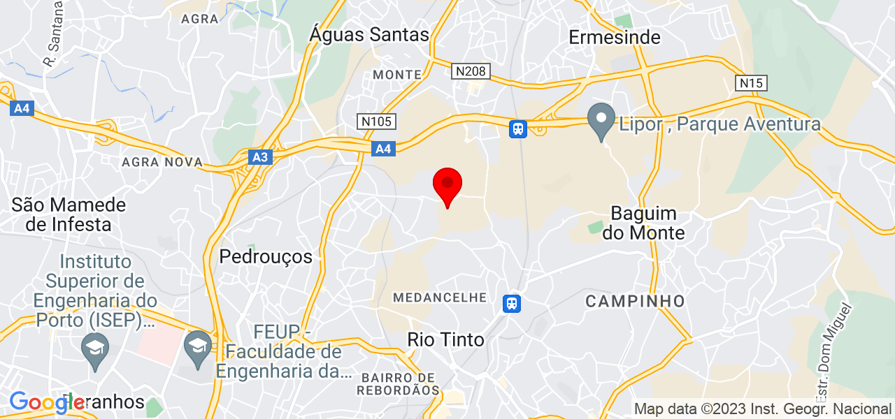 Ana Soares - Porto - Gondomar - Mapa