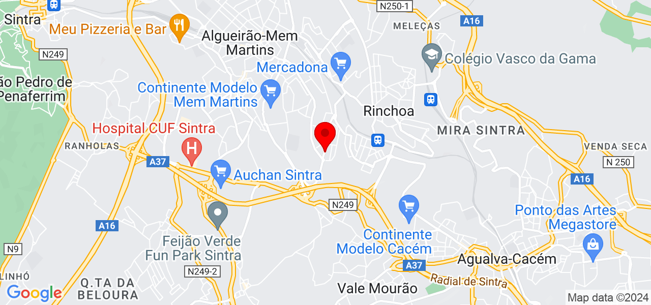 Yasmin - Lisboa - Sintra - Map