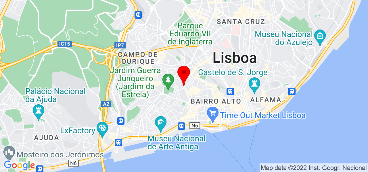 Jo&atilde;o Ant&oacute;nio Melo - Lisboa - Lisboa - Mapa