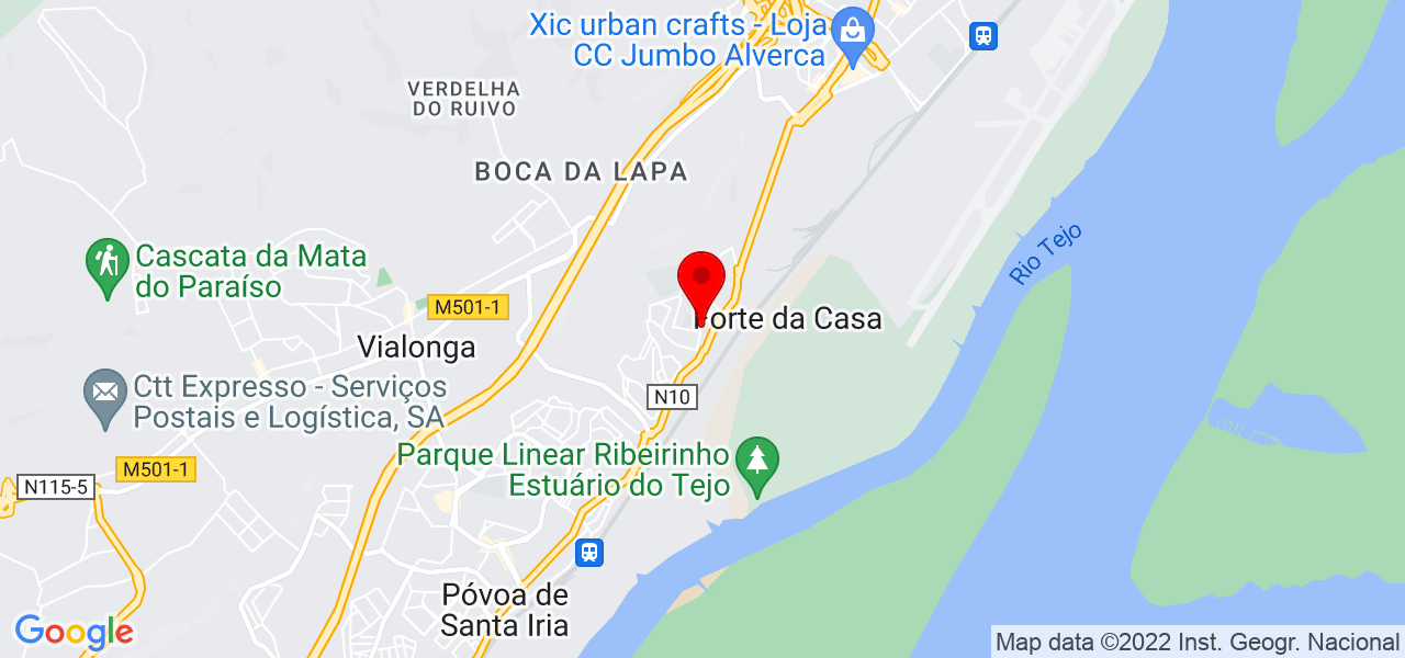 lar sitio da luz - Lisboa - Vila Franca de Xira - Mapa