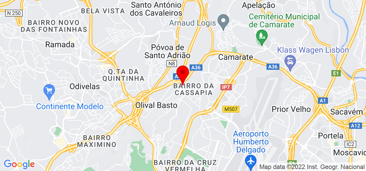 Edmilsa - Lisboa - Odivelas - Mapa