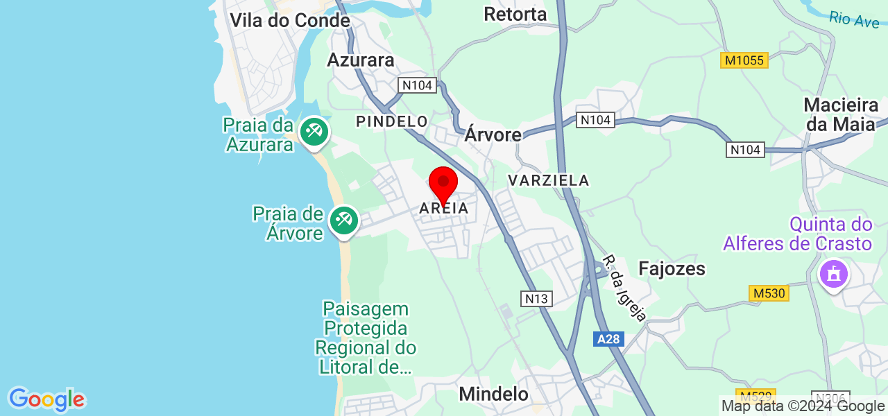 prof - Porto - Vila do Conde - Mapa