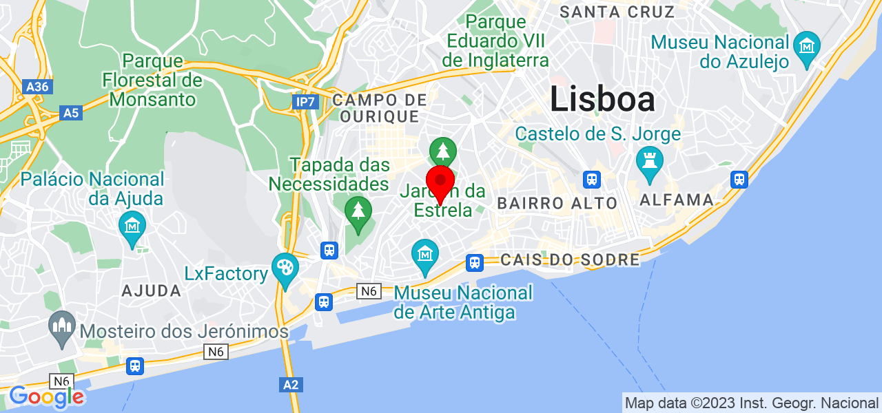 Joana Carvalho e S&eacute;rgio Gomes - Lisboa - Lisboa - Mapa