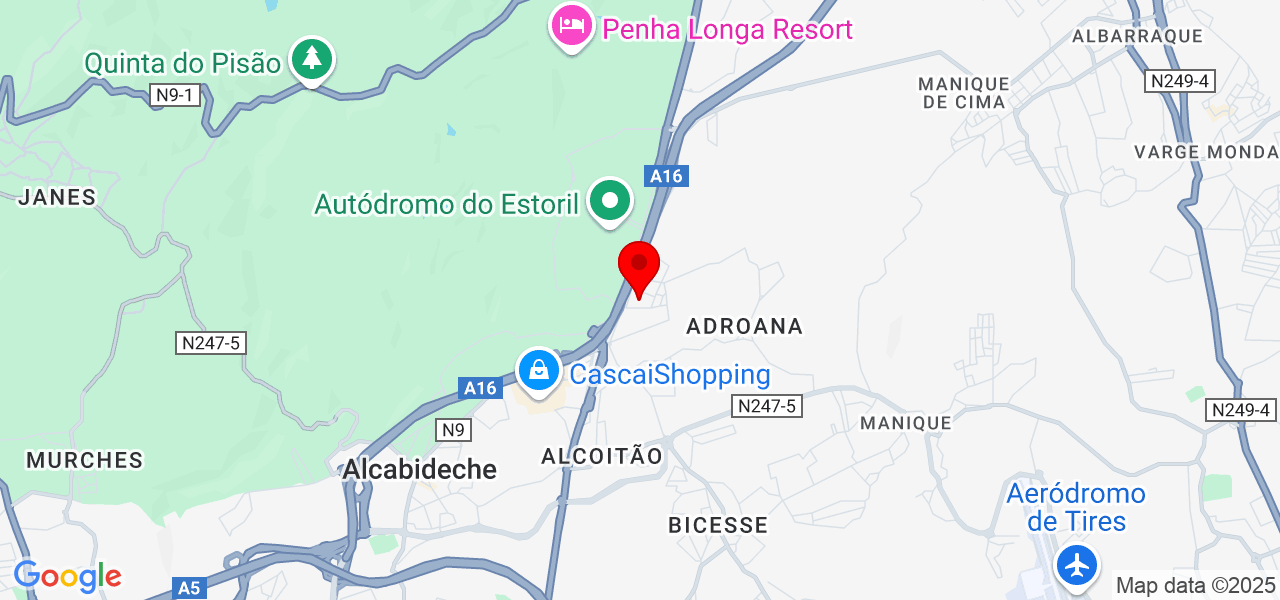 Sergiu Transportes - Lisboa - Cascais - Karte