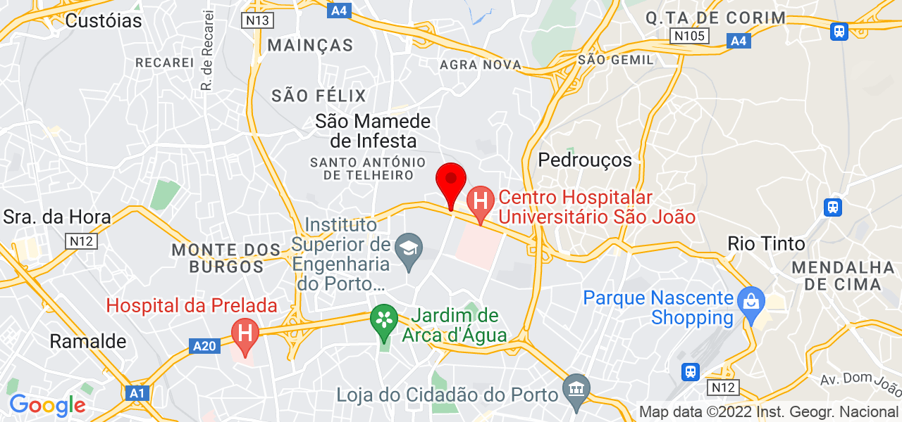 Pedro Carvalho - Porto - Porto - Mapa