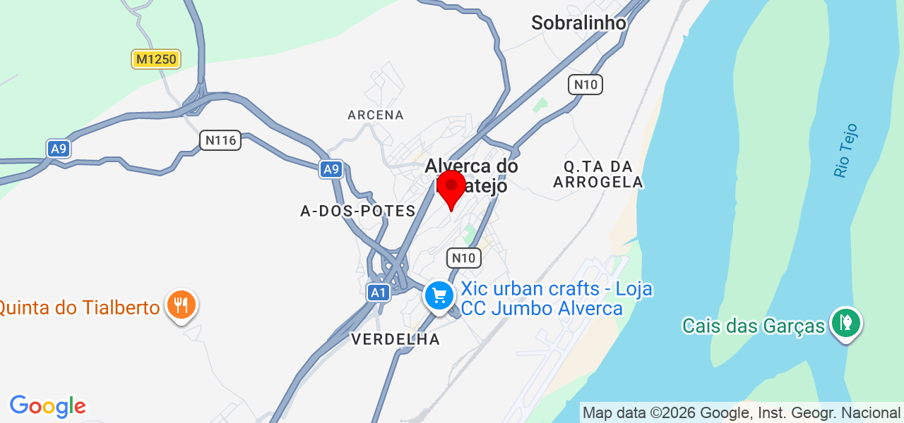 Claudio Jr - Lisboa - Vila Franca de Xira - Mapa