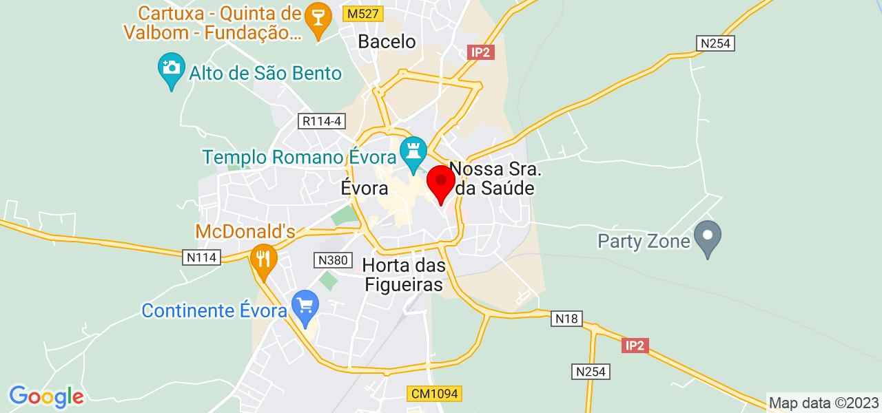 Maria Cabral - Évora - Évora - Mapa