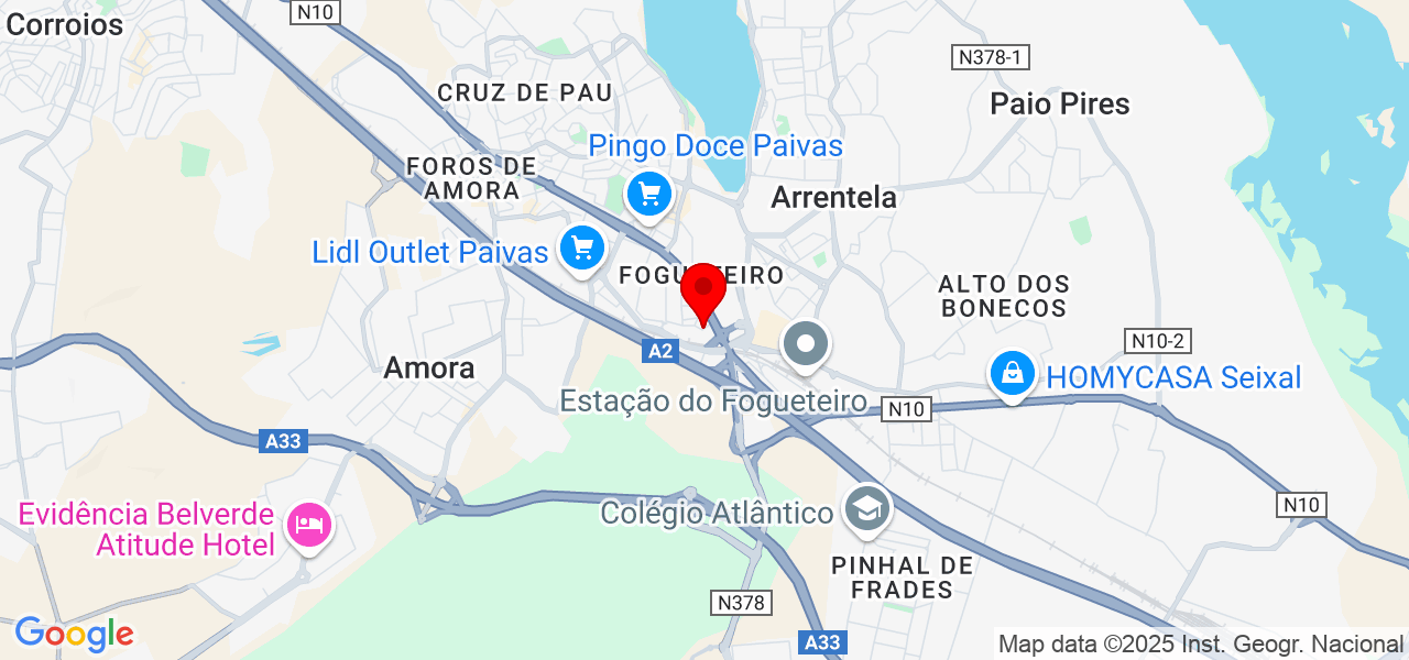 Sabryna Lola - Setúbal - Seixal - Map