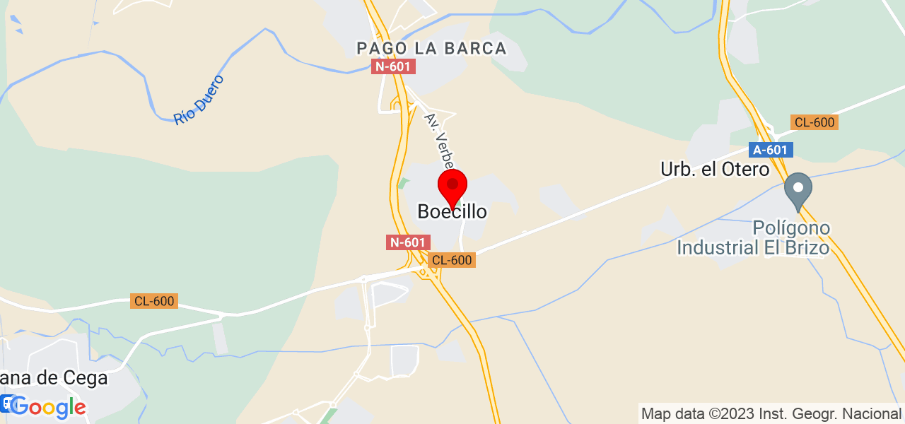 Jos&eacute; Luaces D&iacute;az de Noriega - Castilla y León - Boecillo - Mapa