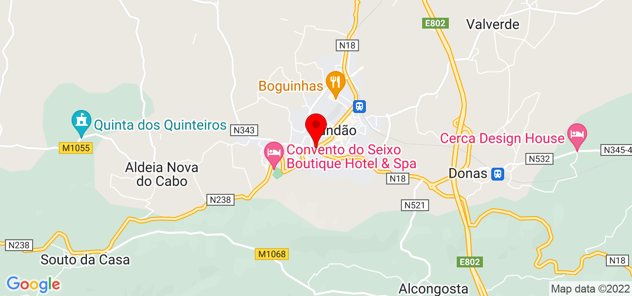 Sofia Brito - Castelo Branco - Fundão - Mapa