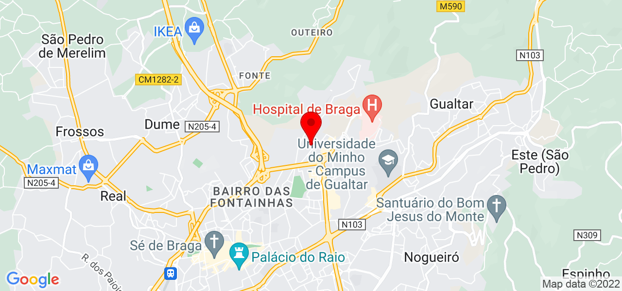Fernanda Vial - Arquitetura de interiores - Braga - Braga - Mapa