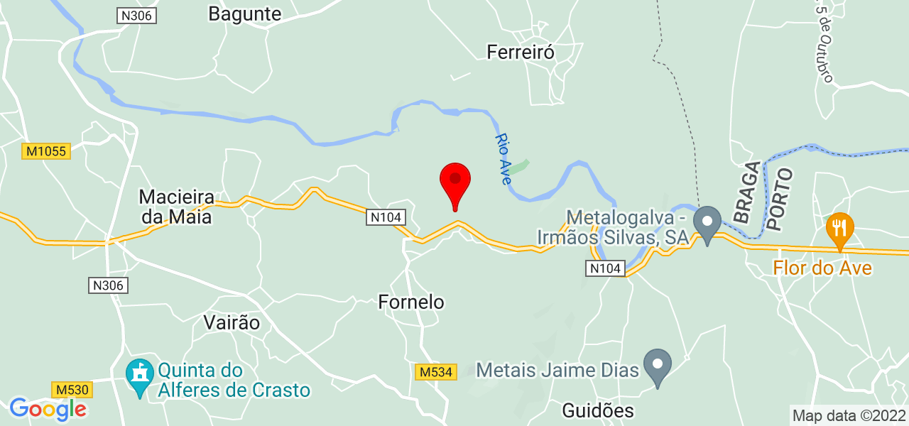 N&amp;NOVA, LDA - Porto - Vila do Conde - Mapa