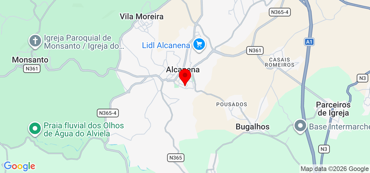 Emanuel dias - Santarém - Alcanena - Carte