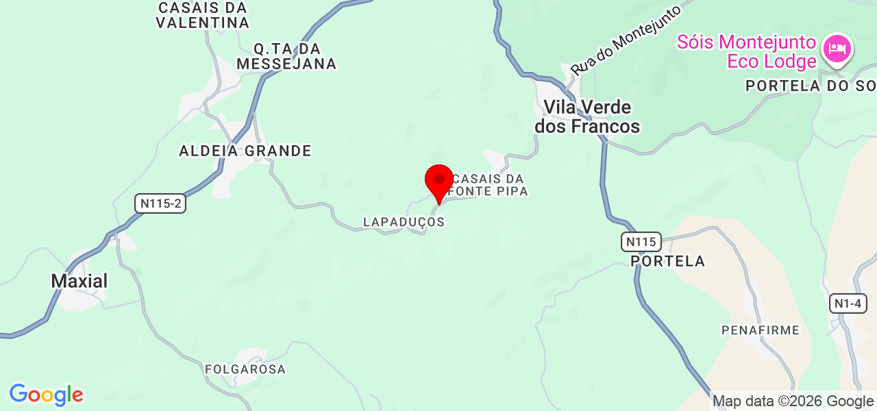MS Renova - Lisboa - Alenquer - Mapa